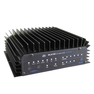 RM Italy MLA-100 QRP 1.8-30MHz 50-54MHz Short Wave Power Amplifier Solid State Linear Amplifier